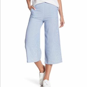 NWT High waste striped split front pants